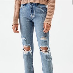 pacsun mom jeans size 27